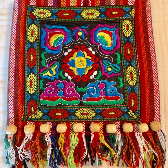 NEW ITEM Colorful Thailand Made Shoulder Handbag. - Picture 3 of 8